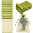 thumbnail image 3 of 100 Pcs Sacs de Protection pour Fruits en Organza à Mailles Fines avec Cordon de Serrage, Sacs de Jardin en Filet Respirants et Réutilisables, 3 of 11