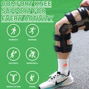Orthomen ACL Knee Brace for Meniscus/Ligament/Sports Injuries, Men & Women(M-Right)
