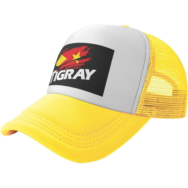 Tigray in My Heart Tigray Inside Me Tigray Flag Mesh Back Trucker Cap Baseball Cap