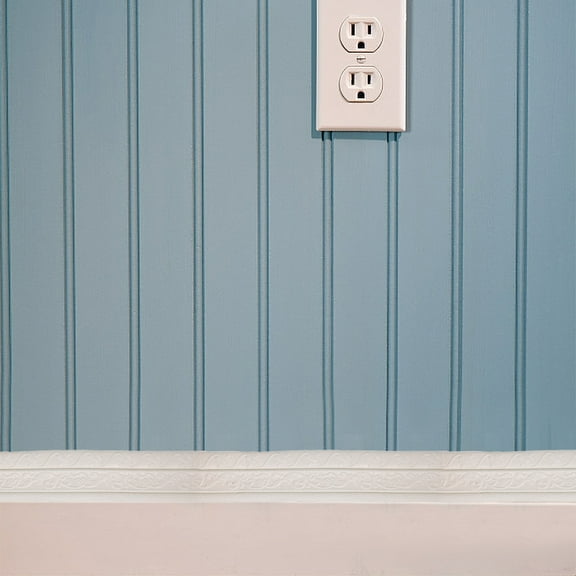 HEANUJJ Peel Stick Molding Self Adhesive Edging p PVC White 1Pack