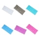 thumbnail image 4 of Ounissouiy Amplia aplicación de PVC para bañeras Buena sensación de pisada Textura elástica Sin desplazamiento Fácil de limpiar Seguro Juegos de accesorios de baño Blanco transparente, 90X40cm 90X40cm, 4 of 6
