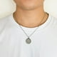 thumbnail image 5 of Collar de acero inoxidable de San Cristóbal para hombre de Philip Jones, 5 of 5