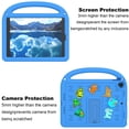 thumbnail image 5 of Dteck Crossbody Strap Kids Case for iPad 9th 8th 7th Generation,Cute EVA Hand Grip Case Shockproof Kickstand Cover with Shoulder Strap for iPad 10.2 inch 2021/2020/2019,Blue, 5 of 5