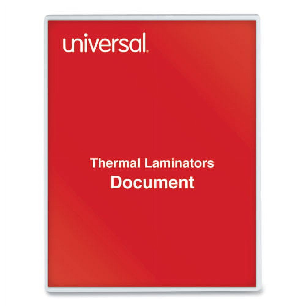Laminating Pouches, 3 Mil, 9" X 11.5", Matte Clear, 25/pack | Bundle of 5 Packs
