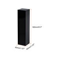 thumbnail image 2 of Unique Bargains 1.5'x1.5'x6' Jewelry Display Riser Polished Acrylic Cube Display Stand Block Collection Showcase, Black, 2 of 5
