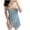 Gray, variant on Sleeping Skirt For Women Lace Sleeveless Nightgowns Adjustable Strap Nightshirt V-Neck Sleepshirts Solid Color Sleepwear Casual Sling Short Pajama Dress