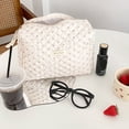 thumbnail image 2 of Bolsa organizadora de maquillaje para mujer con cremallera Almacenamiento Embrague Uso diario Bolsa Monedero Conjunto Hugtrwg  Para estrenar, 2 of 9