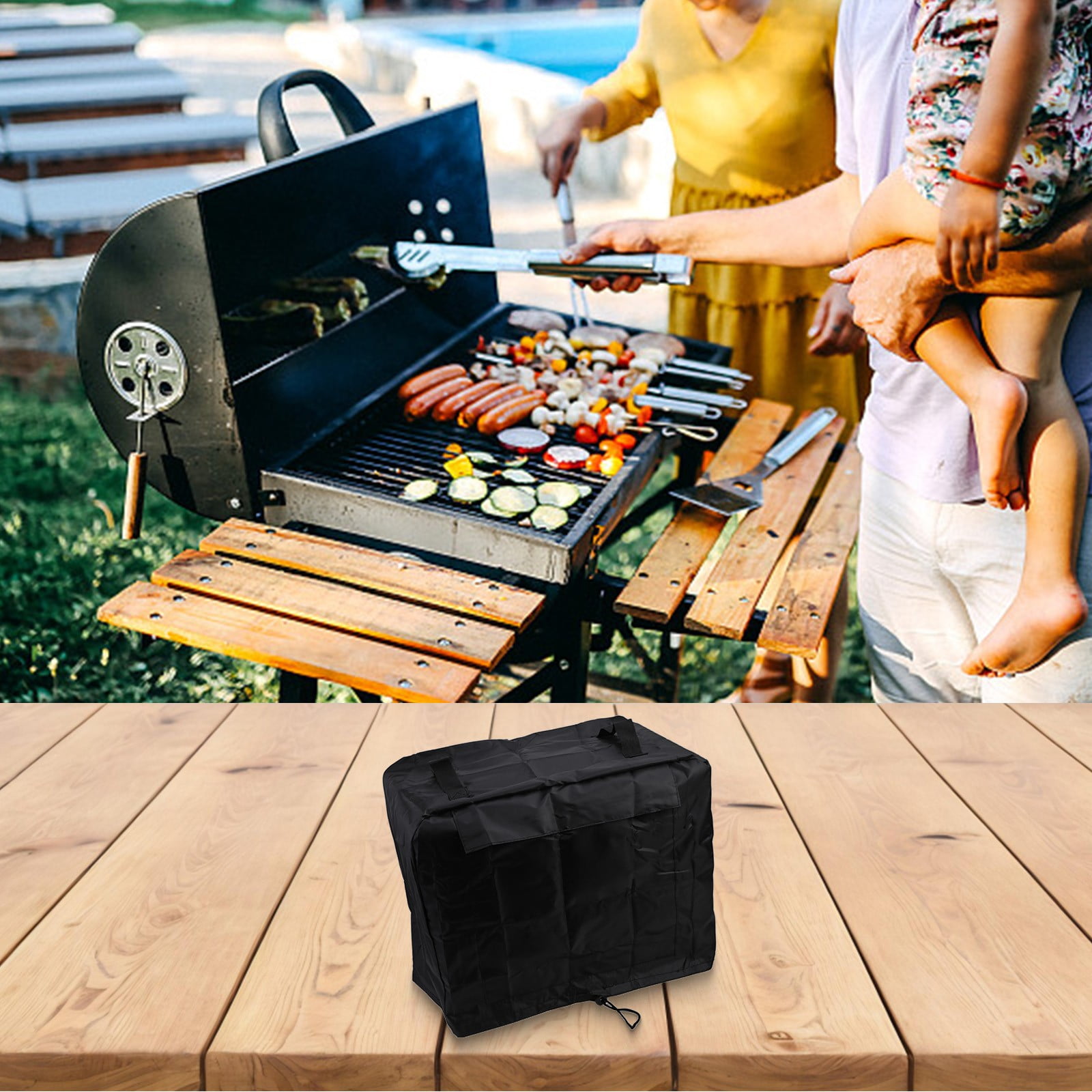 PASILI Outdoor Pizza Oven Cover 21.5*18*15.1Inch For Oo101 Woodfire 8-In-1 Outdoor Pizz