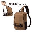 thumbnail image 2 of Mochila Cruzada Pechera Ajustable Cafe, 2 of 5