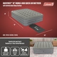 thumbnail image 2 of Coleman GuestRest Queen 18" Double High Airbed 78" x 60" x 18" , Pump Not Included, 2 of 10
