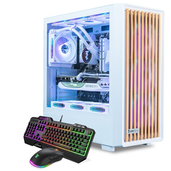 ViprTech Overlord 2.0 Gaming PC - Ryzen 7 5700X 4.6Ghz, RX 9060XT 16G, 32G, 1T SSD, Liquid Cooled W
