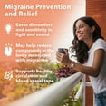 thumbnail image 3 of LifeSeasons - Migra-T - Migraine Prevention & Relief Supplement - Support for Severe Headaches - Reduces Light Sound & Odor Sensitivity - Feverfew, White Willow, Magnesium Ginger & CoQ10-60 Capsules, 3 of 7