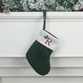 thumbnail image 5 of Luoshdecor Christmas Weave Stockings,Small 7.8 in Green Embroidered Letter R Christmas Stocking for Tree Home Party Decor, 5 of 5