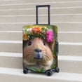 thumbnail image 5 of Yiaed Flower Crown Guinea Pig Print Travel Luggage Cover Suitcase Protector Fits 18-32 Inch Luggage Wheel Covers Patterned Elastic Luggage Anti-scratch（No luggage）-X-Large, 5 of 5