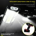 thumbnail image 6 of Outdoor Solar Powered Waterproof High Brightness Light Lamp Garden Courtyard Backyard Adjustable Human Body Detection Lighting pp-902T, 6 of 10