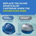 thumbnail image 4 of FROG Ease Floating Sanitizing System + Replacement SmartChlor Cartridge 3-Pack Plus Free Hot Tub Care Guide, Self-Regulating Hot Tub Sanitizer Bundle, 4 of 7