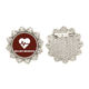 thumbnail image 1 of Broche Corazón roto lesión fluctuación plata Unbranded M 7.5 cm, 1 of 3