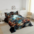 thumbnail image 3 of Erosebridal Sealife Turtle Comforter Sets,Underwater World Comforters & Duvets,Marine Animal Bedroom Decor,Reversible,Breathable,2pcs, 3 of 7