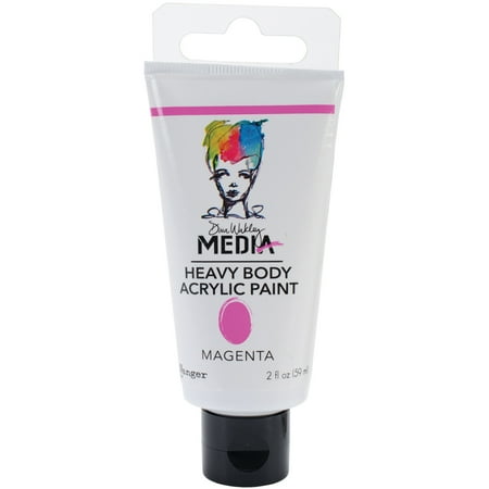 UPC: 0789541041115 | Dina Wakley Media Heavy Body Acrylic Paint 2oz-Magenta
