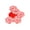 White / Red, variant on Mibo 8pcs Nylon Resin Shank Button - Christmas Candy Cane Swirl Design - 36L(22mm) - Green/White