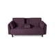 thumbnail image 4 of Sofá Cama con Portavasos de Velvet Morado con Tecnología Beehive Airflex FoamModelo Rocco, 4 of 9