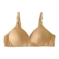thumbnail image 2 of Sevevn Women's Daily Adjustable Underwear Gathered Thin Bra Without Steel Ring Khaki 42 Deal of the Week, 2 of 3