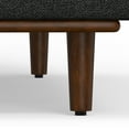 thumbnail image 3 of Simpli Home Morrison Mid Century Left Sectional 102 inch Wide Sofa Sectional in Charcoal Grey Woven-Blend Fabric, 3 of 12