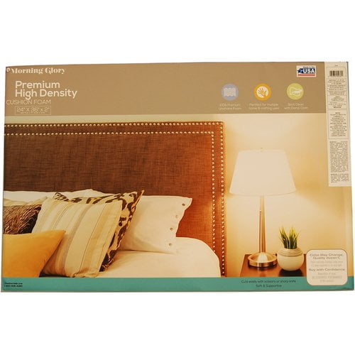 Morning Glory High Density Craft Cushion Foam 24 X 36 X 2 1 Each Walmart Com Walmart Com
