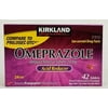 Kirkland Omeprazole 20 mg 42 Tablets Heartburn Acid Reducer Exp 05/2023