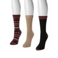 thumbnail image 3 of MUK LUKS Women's Boot Socks, 3 Pairs, 3 of 5