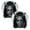 Black5, variant on Scary Face Car Headrest Cover – Universal Elastic Seat Protector with Glowing Eyes – Halloween Auto Interior Decor for Vehicle Truck