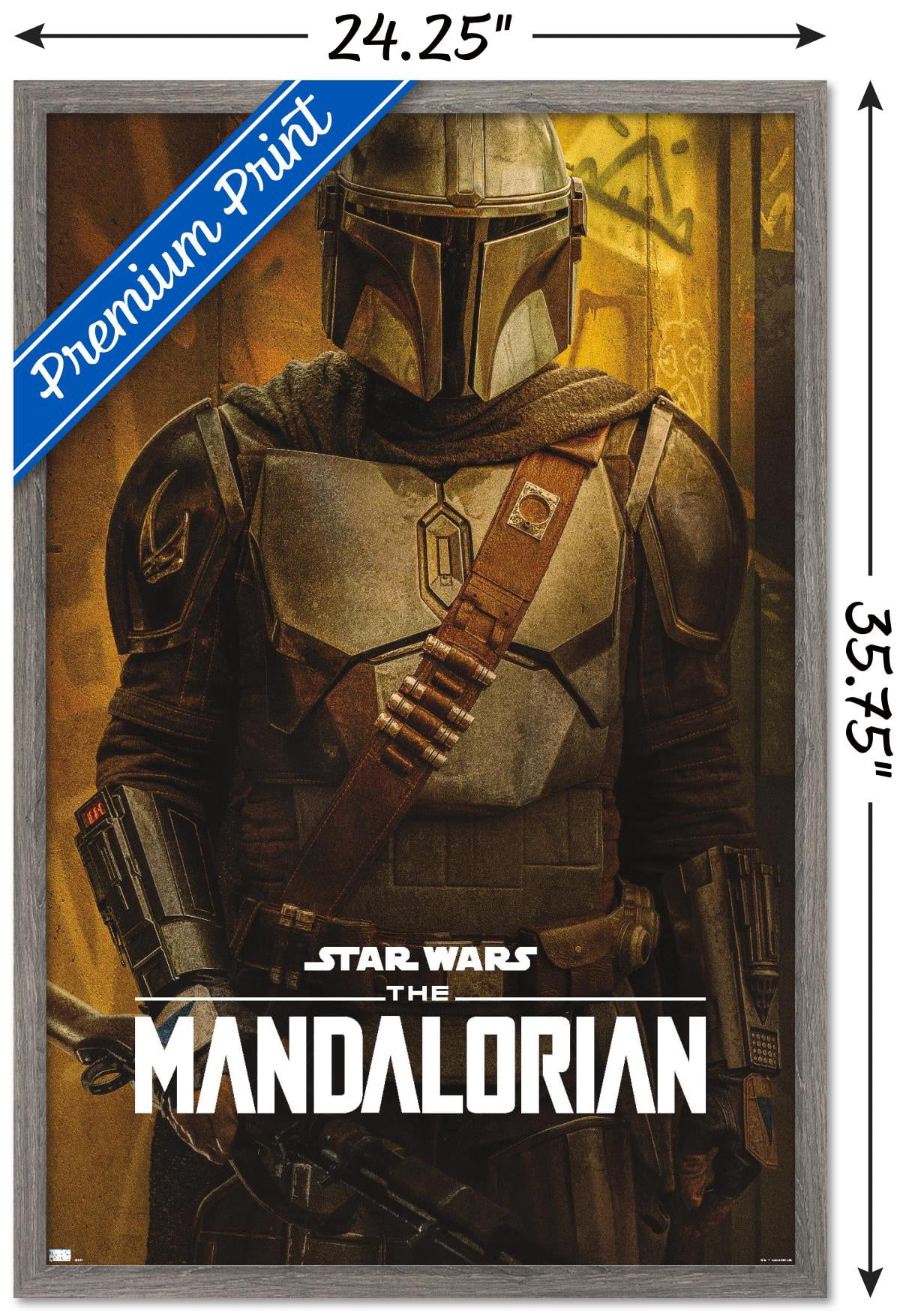 Star Wars: The Mandalorian Season 2 - Mandalorian Wall Poster