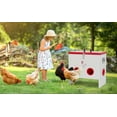 thumbnail image 4 of Automatic Metal Chicken Feeder No Waste  30/50/95 Pounds Poultry Feeder Box  for Chickens, Geese, Ducks, Turkeys (6&10Port), 4 of 8