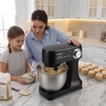 thumbnail image 6 of 4.8 Qt Electric Stand Mixer with 12 Speed Settings, Lightweight And Portable Kitchen Mixer for Everyday Use, Includes Egg Whisk, Dough Hook, And Flat Beater, 6 of 6