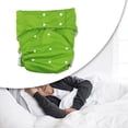 thumbnail image 1 of Cubierta de tela para pañales para adultos, cubierta para pañales, lavable, conveniente, cintura , reutilizable, a prueba de fugas, , VERDE, 1 of 8