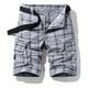 thumbnail image 1 of Pantalones Cortos Casuales Hombre A Cuadros 100% Algodón, 1 of 2