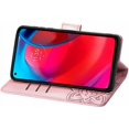 thumbnail image 4 of Compatible with Motorola Moto G Stylus 5G Wallet Case Leather with Card Holder and Stand for Women Flip Case Embossed Butterfly Shockproof Case for Moto G Stylus 5G SD Butterfly Rose Glod, 4 of 14