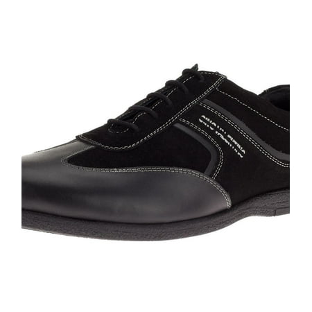 

Mens Go Kart Black Leather Comfort Dress Shoe DTI DARYA