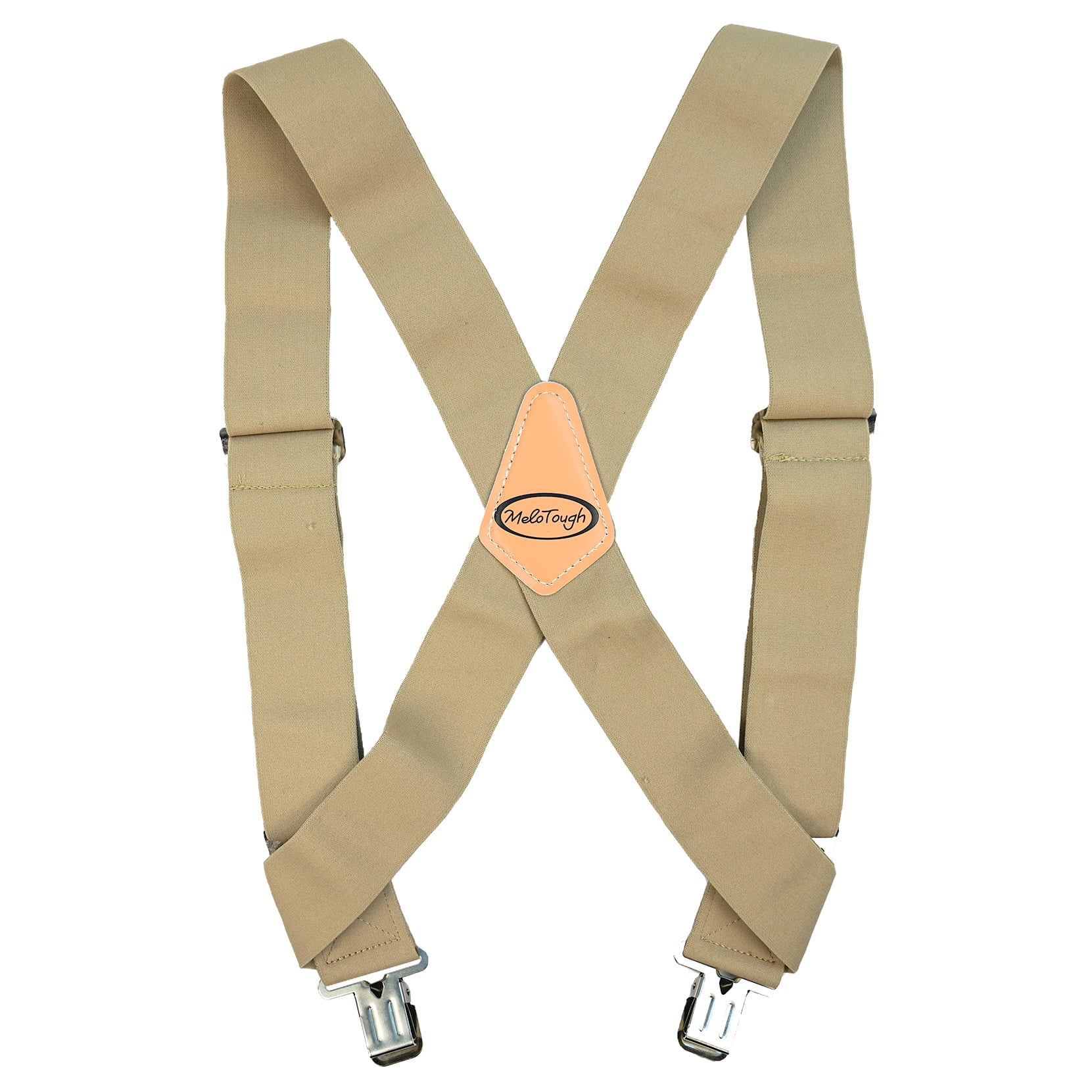 MELOTOUGH Men Side Clip Suspenders Work Suspenders 2" Wide Trucker