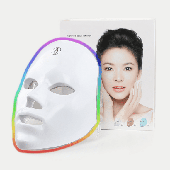 SNOW DEER Red Light Mask For Face, 7-1 Colors Red Light Face Mask, Facial Mask Skincare At Home, Cordless, Portable and Rechargeable