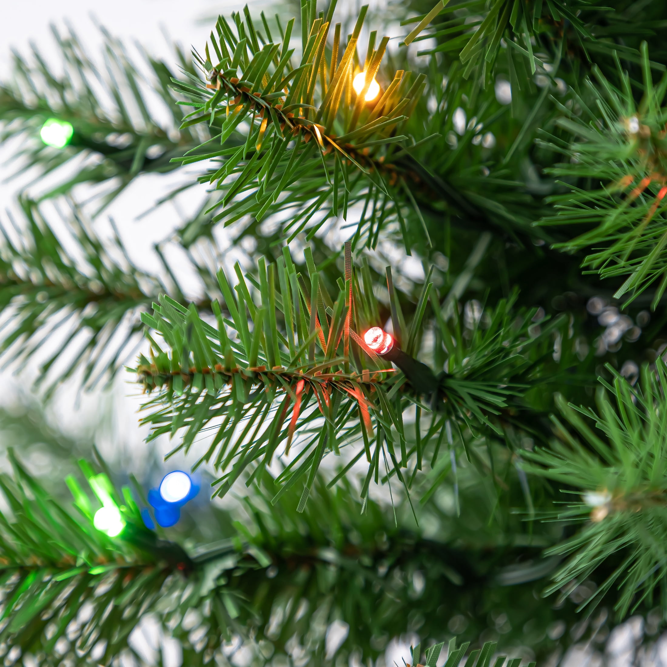 4' Pre-Lit Indiana Spruce Green Artificial Christmas Tree with Color-Changing LED Lights, by Holiday Time