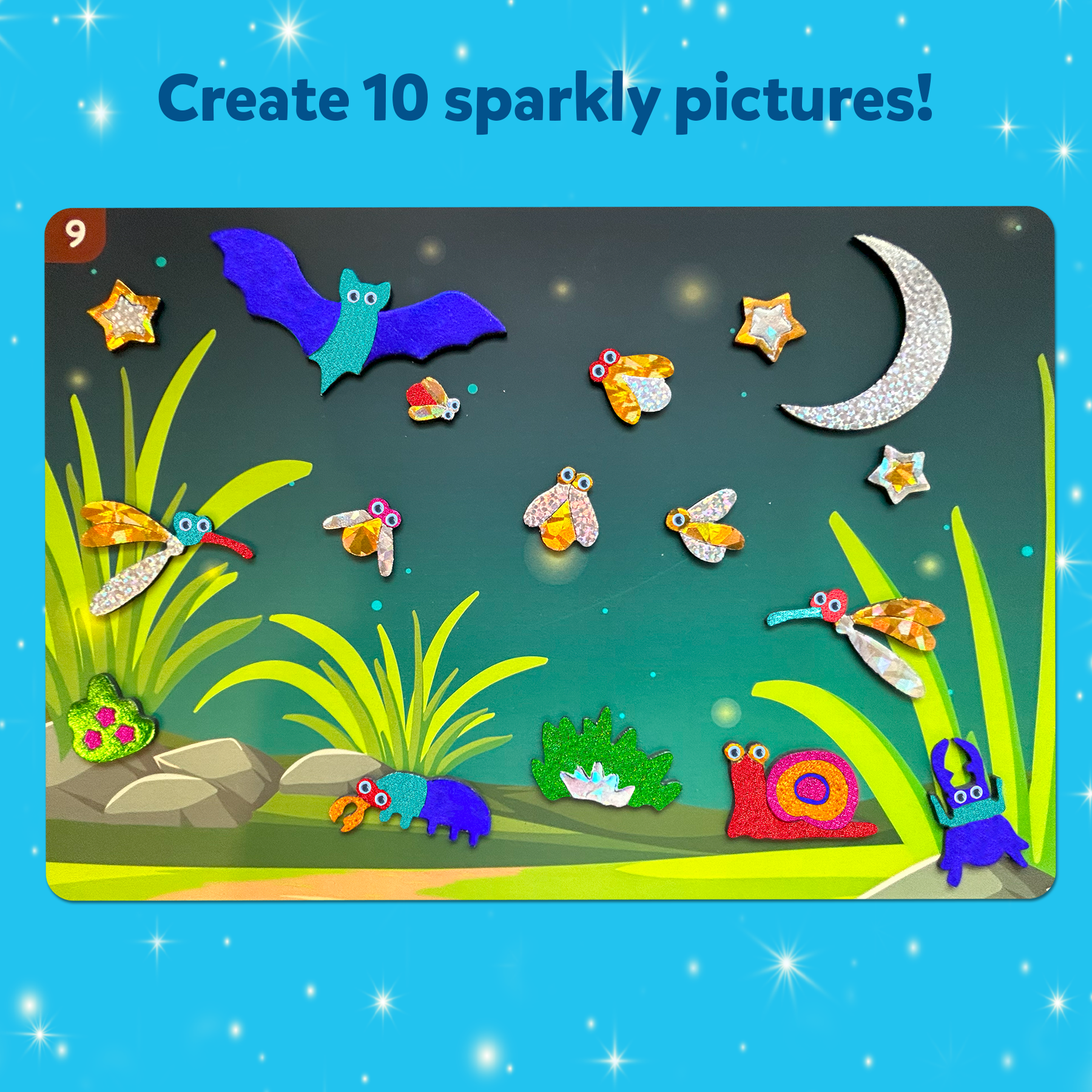Skillmatics Foil Fun - Bugs & Butterflies, No Mess Art for Kids Ages 4 to 9