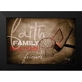 thumbnail image 2 of Rae, Marla 14x11 Black Modern Framed Museum Art Print Titled - Faith, Family, Basketball, 2 of 5