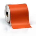 thumbnail image 1 of Etiquetas autoadhesivas perforadas térmicas directas, 4 x 6 unidades (naranja, 12 rollos), 1 of 8