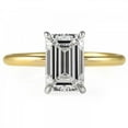 thumbnail image 3 of 1 carat Emerald Cut Diamond Engagement Ring F VS2 Lab Created Lab Grown 14K, 3 of 5