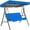 Blue, variant on HQREA Swing Canopy Replacement Cover Set, 210D Oxford Patio Hammock Protection for Outdoor