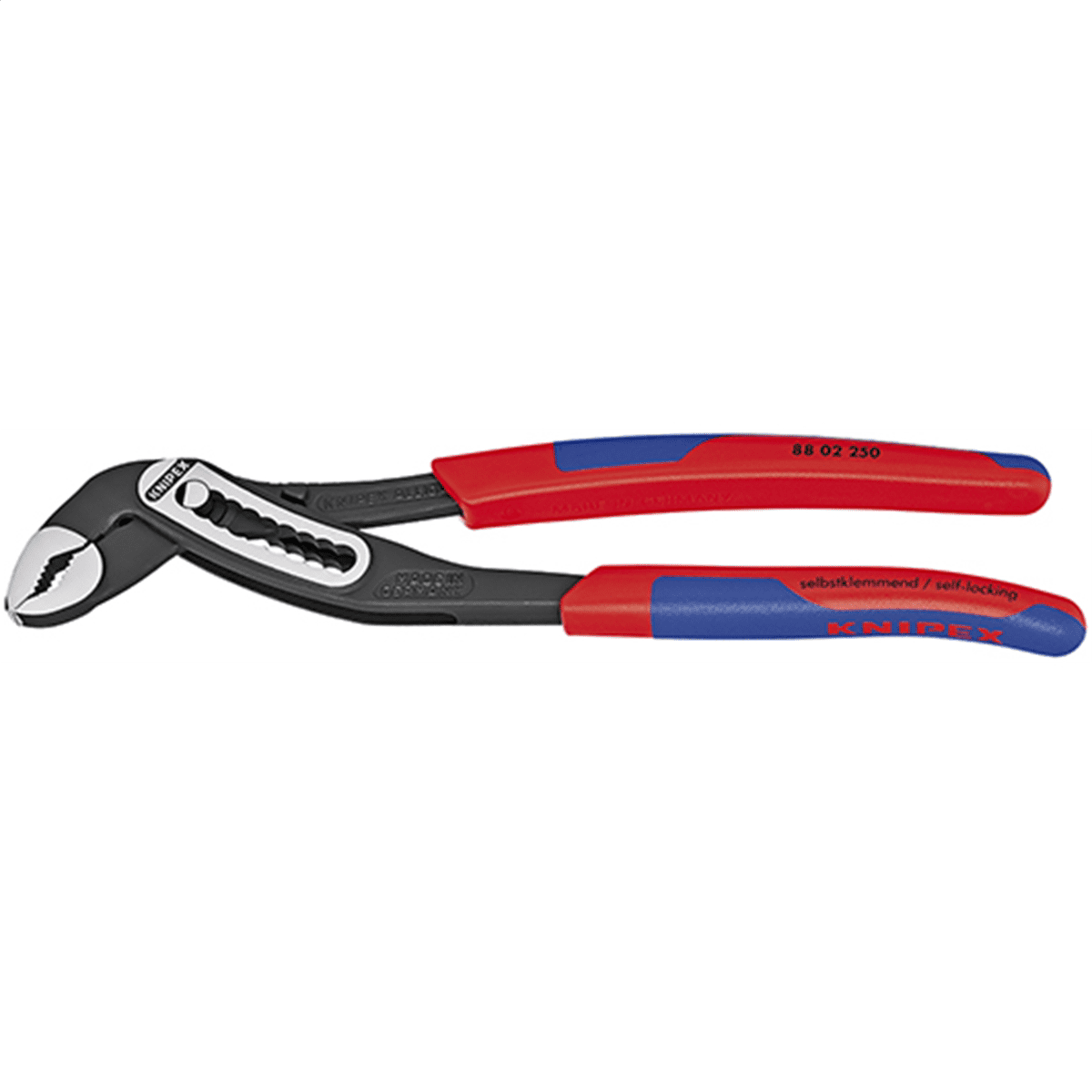 KNIPEX Tools 88 02 250, 10-Inch Alligator Pliers with Comfort Grip Handles