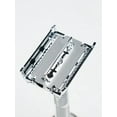 thumbnail image 2 of Waysh Silver Twist-Open Safety Razor Kit w/ Stand & Blades, 2 of 6