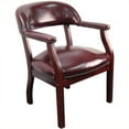 thumbnail image 1 of Scranton & Co Luxurious Conference Guest Chair in Burgundy, 1 of 1