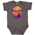 thumbnail image 3 of Inktastic Miami Beach Florida Vacation Sunset Girls Baby Bodysuit, 3 of 5